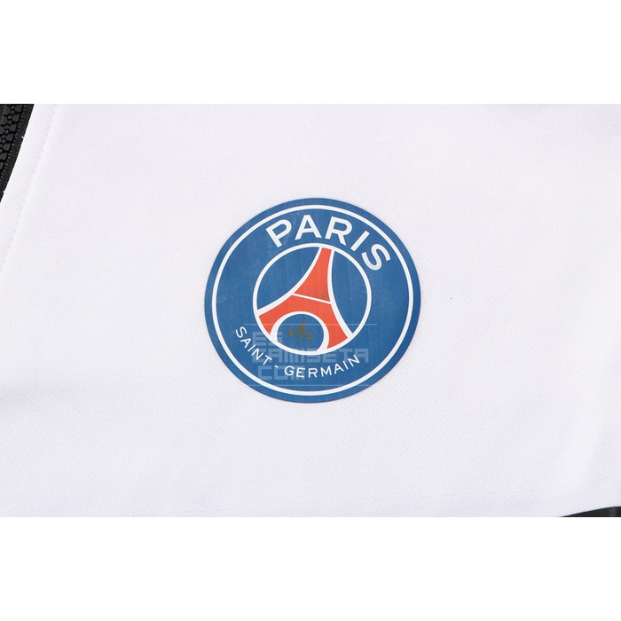 Chaqueta con Capucha del Paris Saint-Germain 22-23 Blanco - Haga un click en la imagen para cerrar